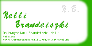 nelli brandeiszki business card